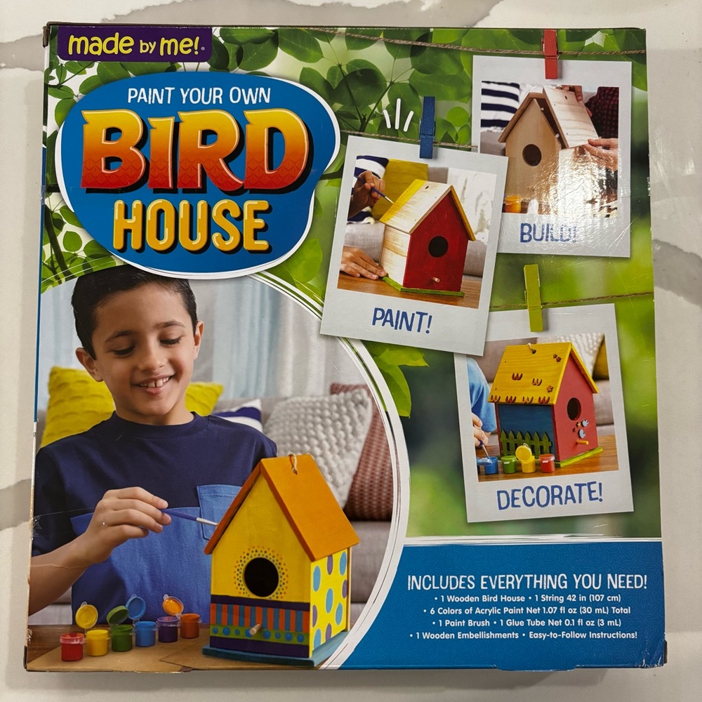 Paint Your Own Birdhouse Kit - Picture 2 of 2